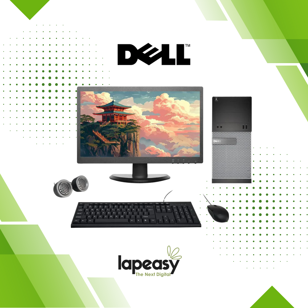 Dell OptiPlex Full Set | Intel i3-2nd Gen | 19" Monitor | Wired KB & Mouse | Win 10 Pro | Refurbished
